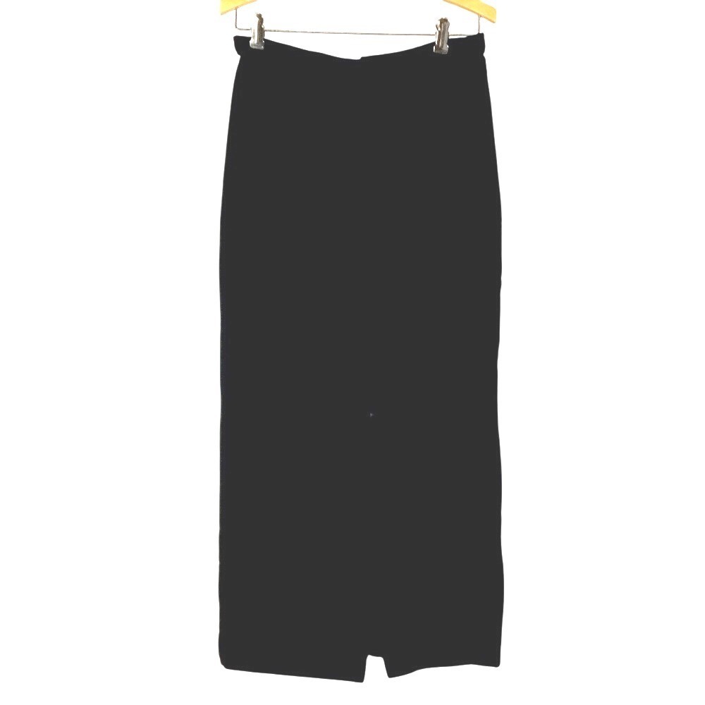 Cortland Collection‎ Velvet High Waisted Maxi Skirt 10 Black